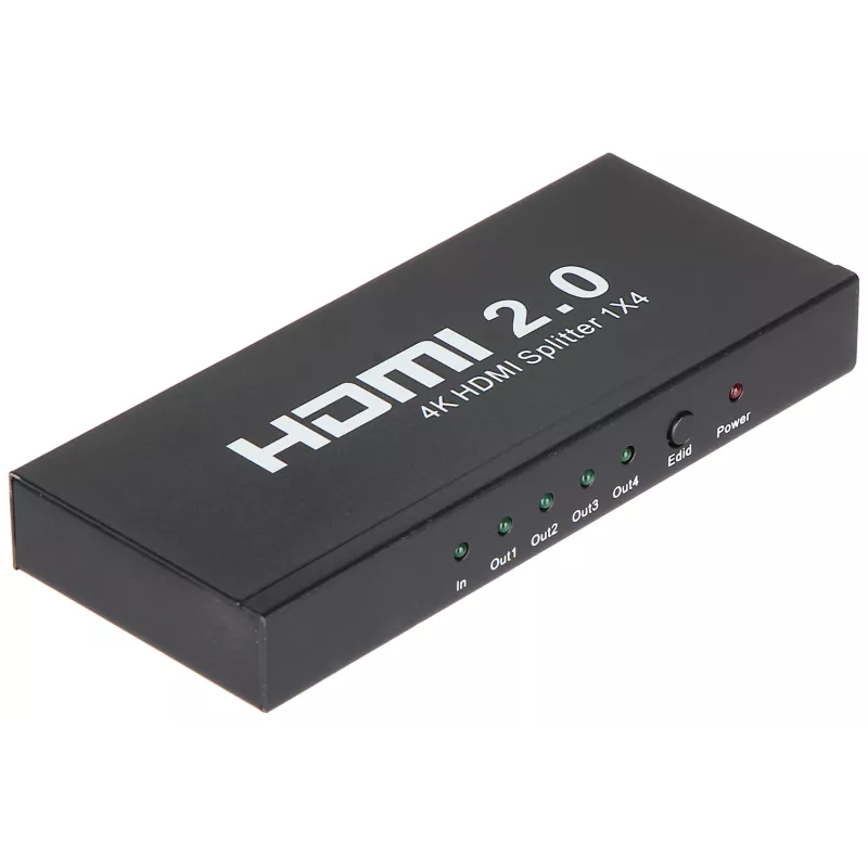 Splitter 4 ieșiri HDMI 2.0 compatibil 4k, EDID