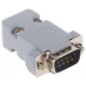 Mufă DB9 tată cu carcasă și terminale lipire  - 1