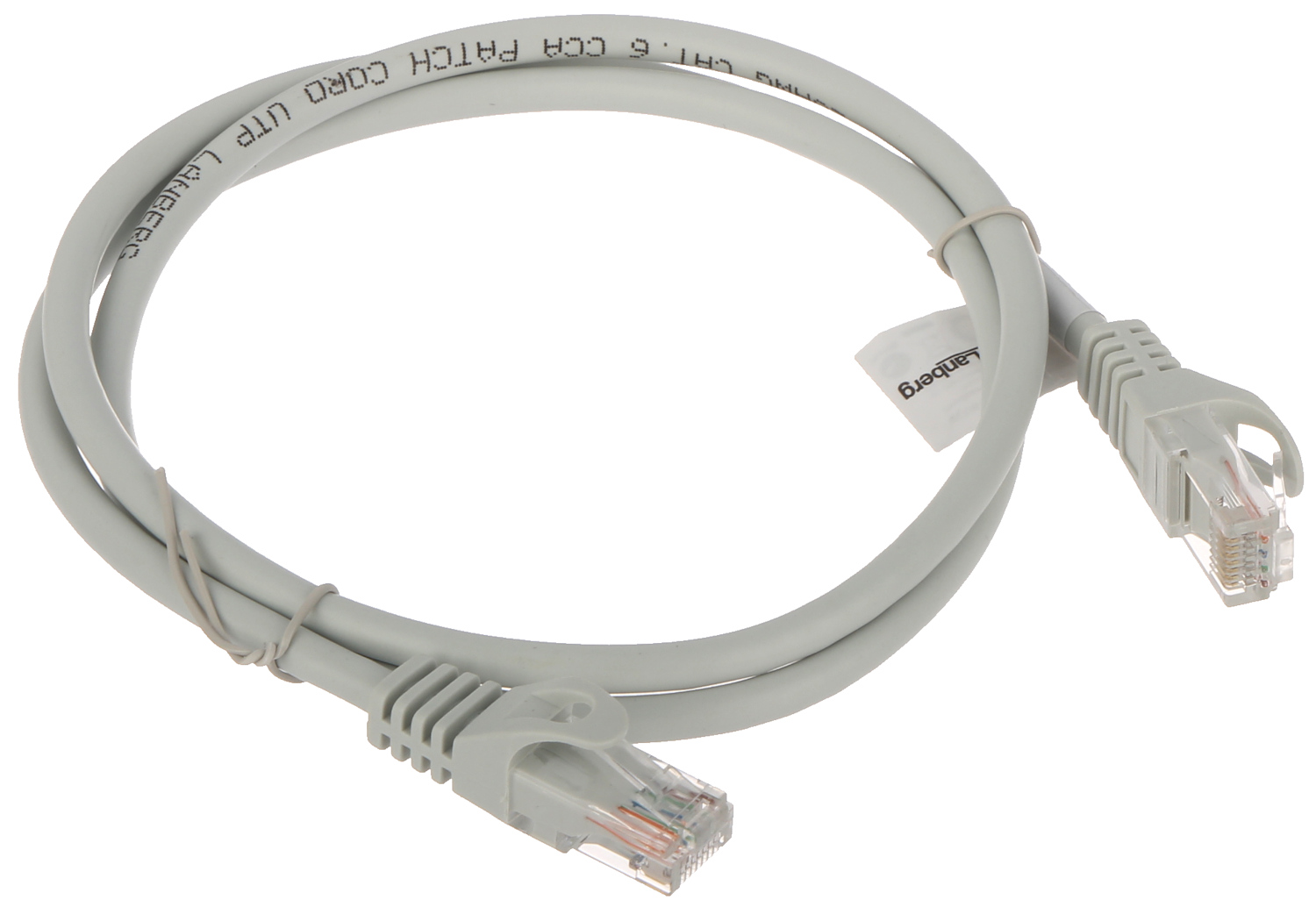 Patchcord UTP Cat.6 gri - 1m