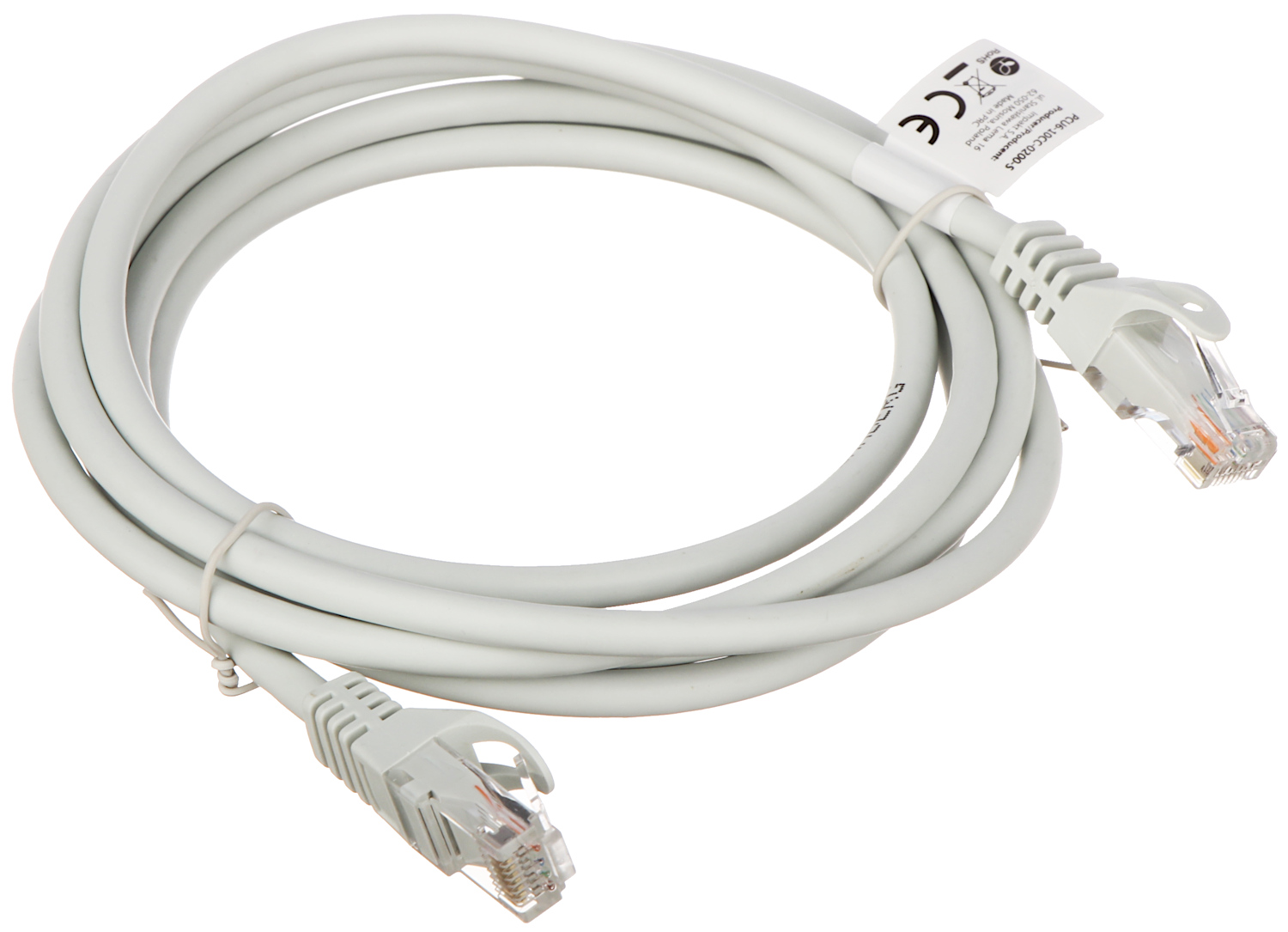 Patchcord UTP Cat.6 gri - 2m