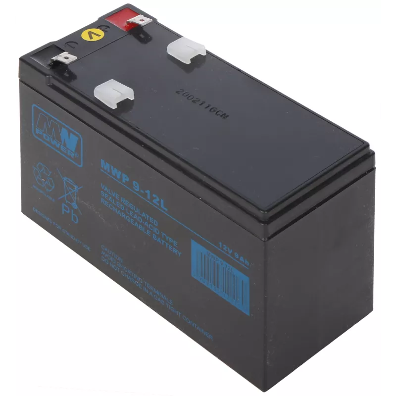 Acumulator 12V 9Ah serie MWP 151x65x94 mm pentru scutere și trotinete electrice