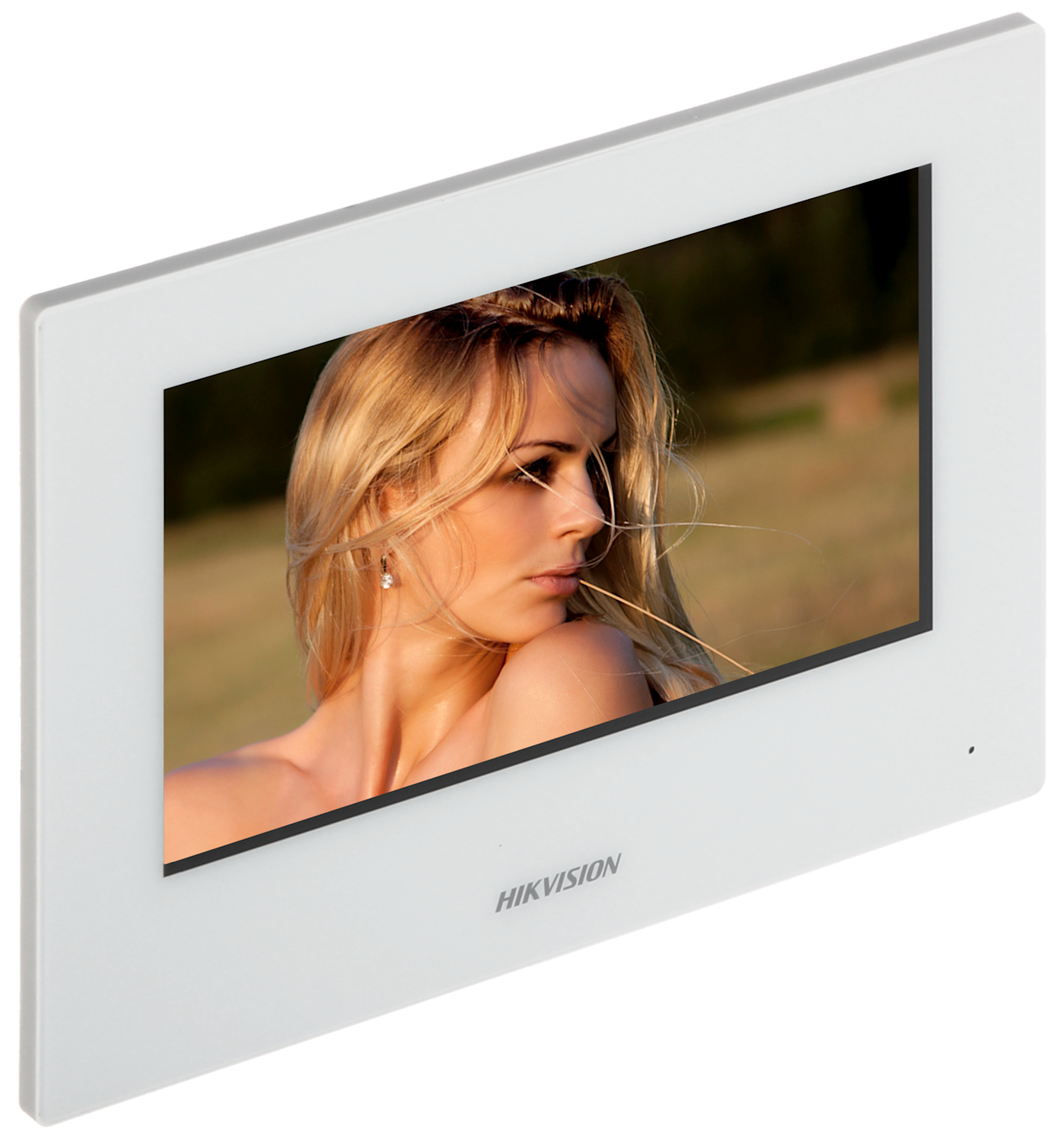 Monitor videointerfon TCP/IP Wireless, Touch Screen TFT LCD 7inch , alb - HIKVISION DS-KH6320-WTE1-W