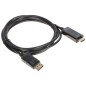 Cablu adaptor 4K UHD DisplayPort-HDMI tată-tată 1.8m