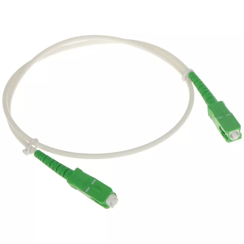 Patchcord FTTH 0.5m SC/APC-SC/APC singlemode 9/125 conectori verzi