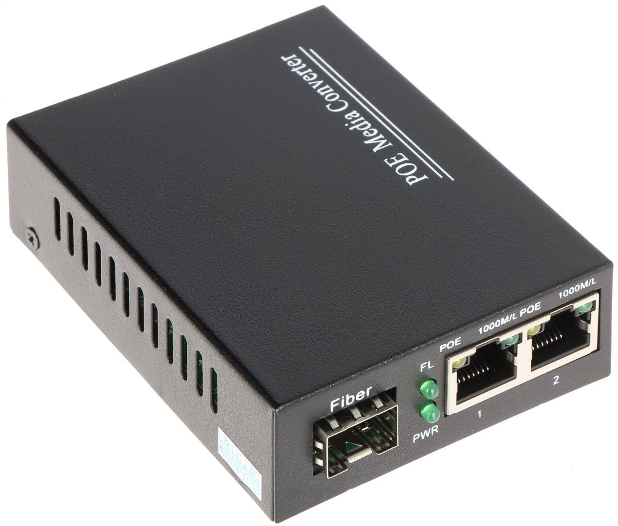Media convertor 2 porturi PoE gigabit + 1 SFP gigabit SPS-2P/1SFP