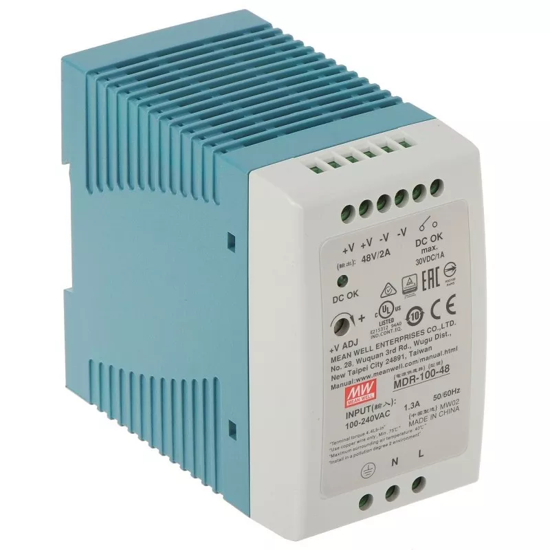 Sursă 48V industrială montaj șină DIN Delta Electronics MDR-100-48