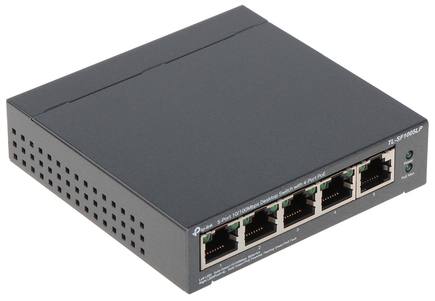 Switch TP-LINK TL-SF1005LP, 4 port PoE, 1 uplink, 10/100 Mbps 41W
