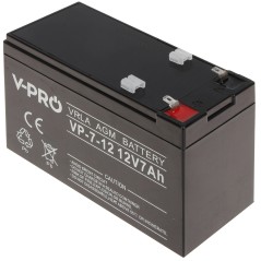 Acumulator UPS 12V/7Ah serie V-PRO 151x65x95mm - 1