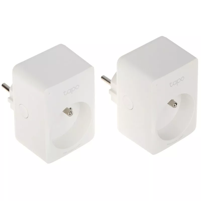 Kit 2 x Priză P100 TP-Link mini WI-FI Tapo WiFi 2.4 GHz, Bluetooth 4.2 (for onboarding only)