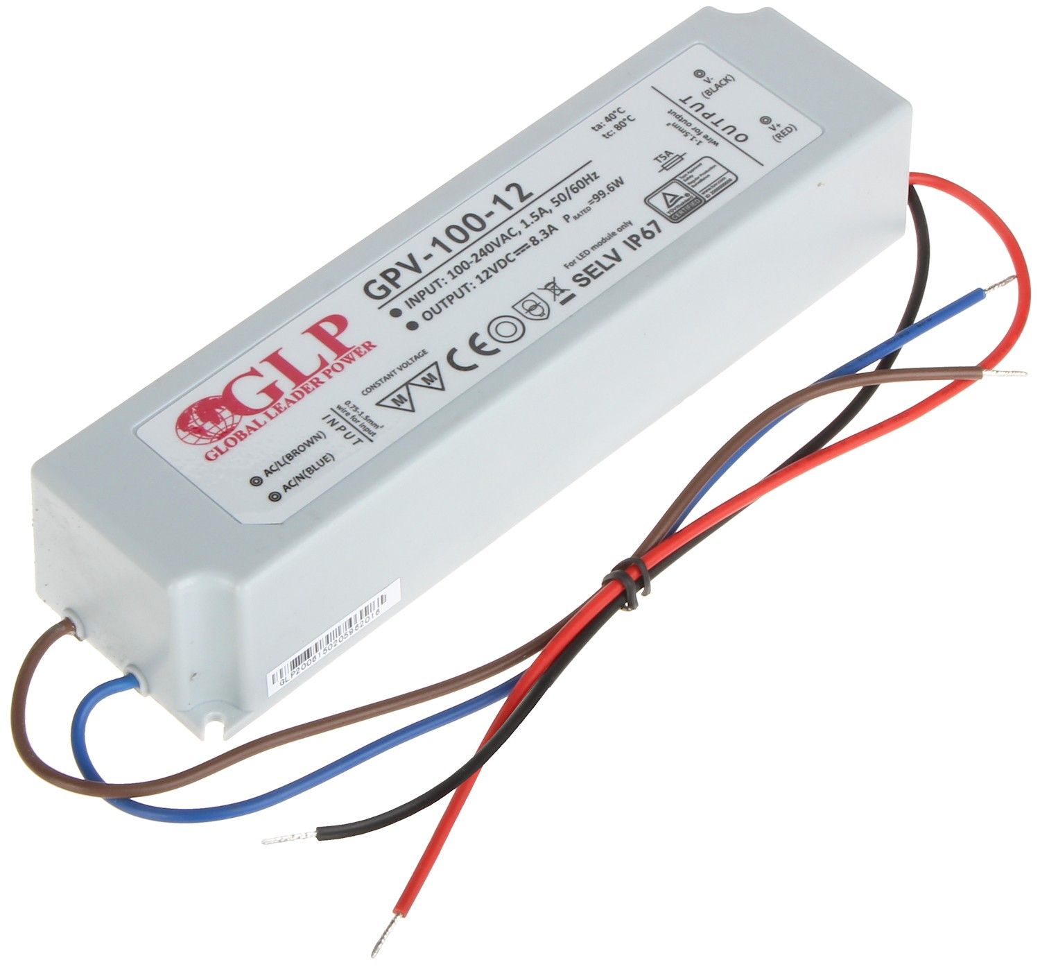 Sursă alimentare 12V/8.3A etanșă IP67