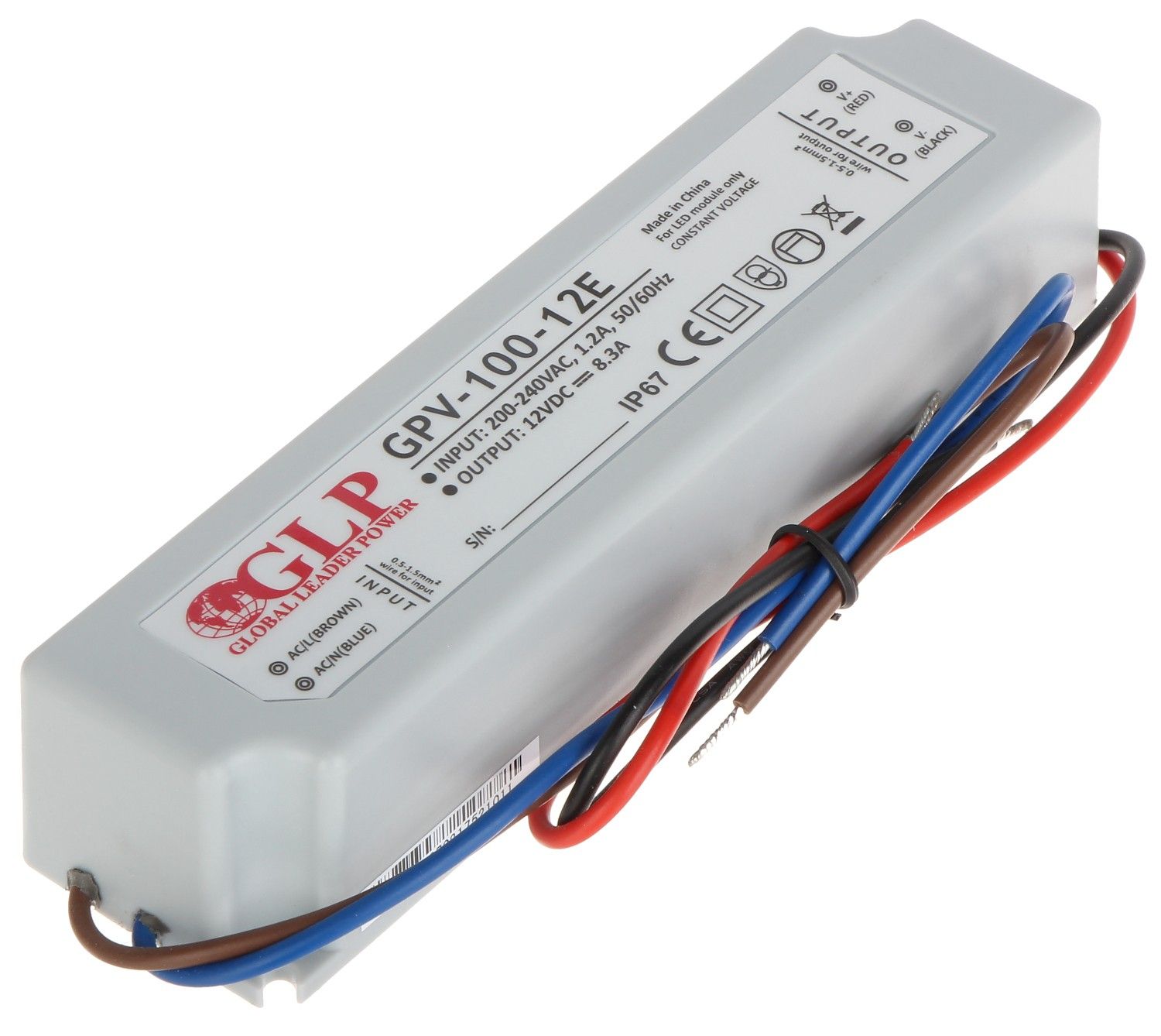 Sursă alimentare 12V/8.3A IP67 mini