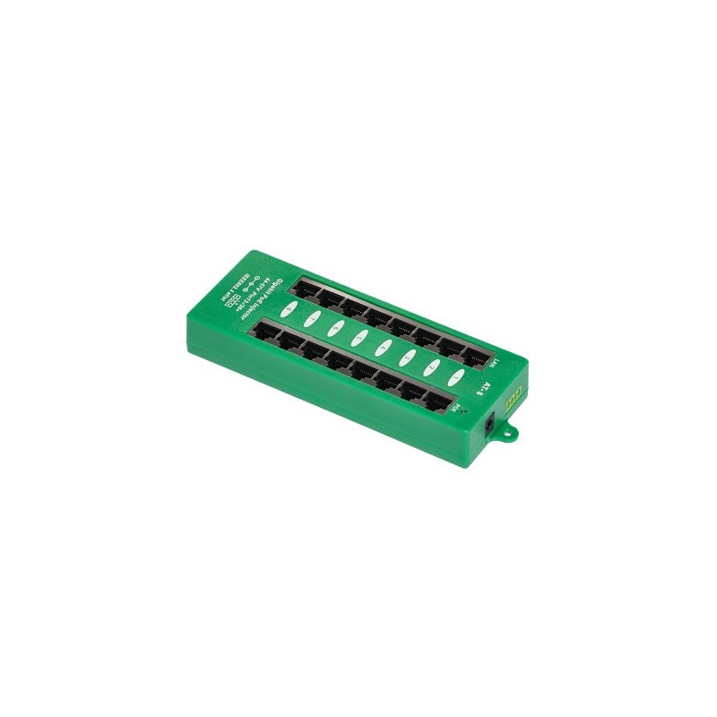 Injector PoE activ gigabit (8 porturi, 802.3at/af type A) - 1