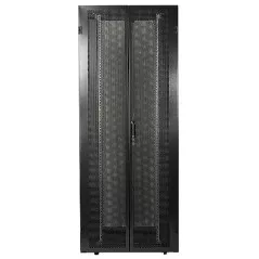 Cabinet rack 19 42U pentru servere 800x1000mm uşi metalice perforate - 1