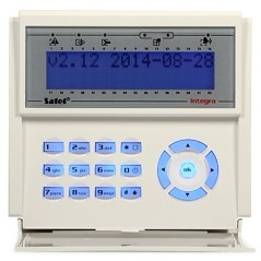 Tastatură LCD SATEL INT-KLCD-BL pentru alarme INTEGRA - 1