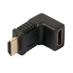 Adaptor HDMI (angular, HDMI mamă - HDMI tată) - 1