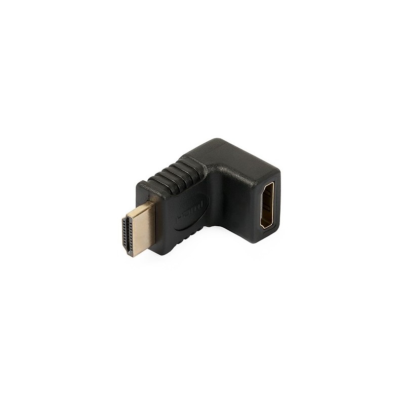 Adaptor HDMI (angular, HDMI mamă - HDMI tată) - 1