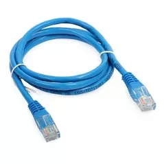 Patch cord UTP Cat5e (1 m, albastru) - 1