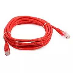Patch cord UTP Cat5e (3m, roşu) - 1