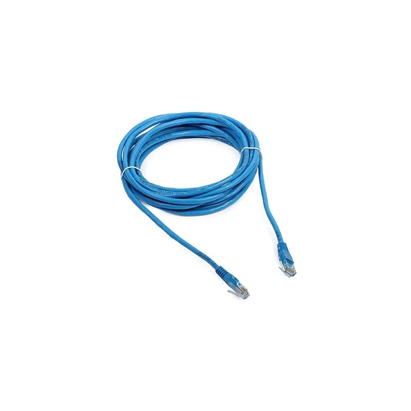 Patch cord UTP Cat5e (5m, albastru) - 1