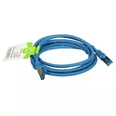 Patch cord S/FTP Cat6A (2m, albastru) - 1
