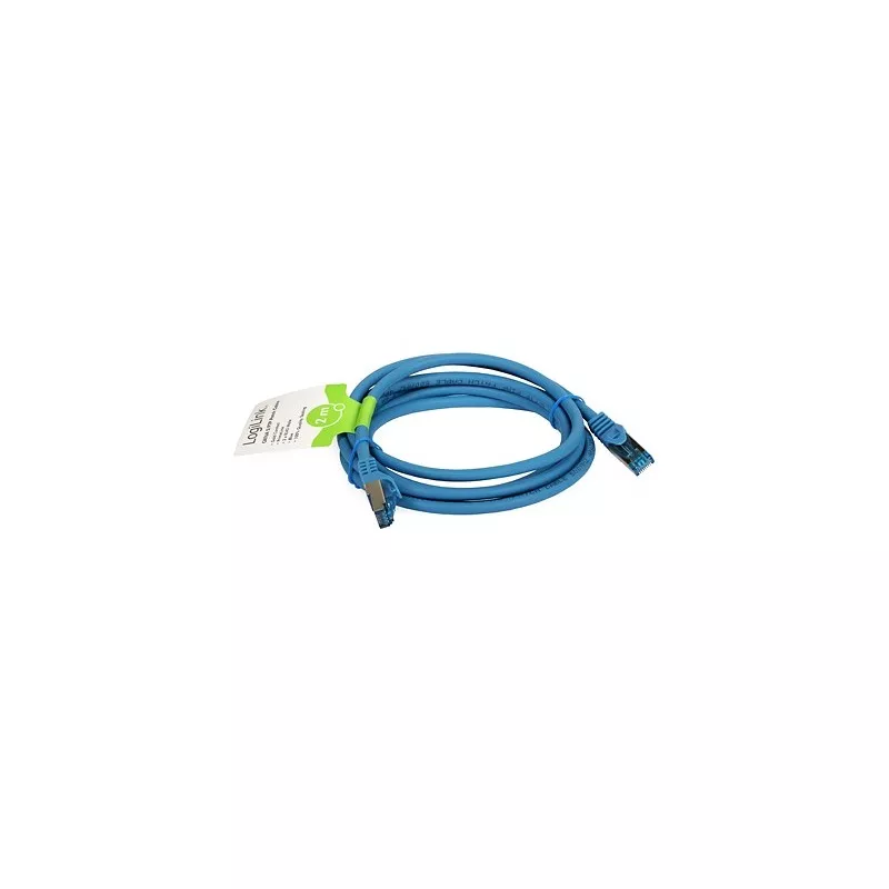 Patch cord S/FTP Cat6A (2m, albastru) - 1