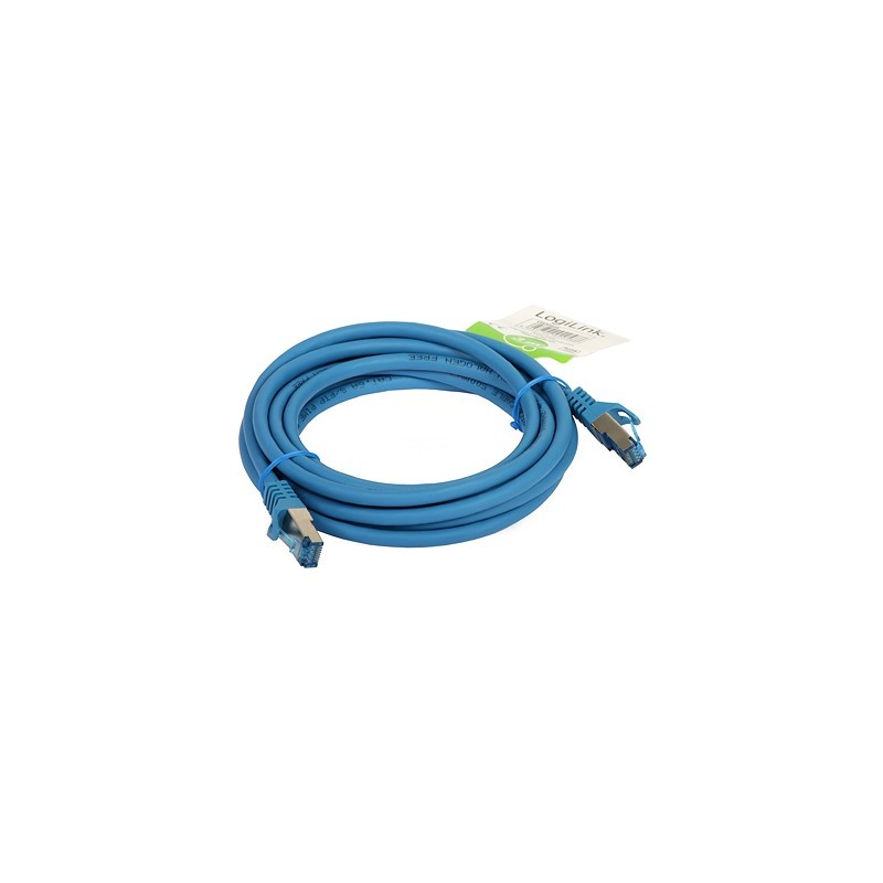 Patch cord S/FTP Cat6A (3m, albastru) - 1