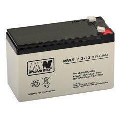 Acumulator 12V, 7.2Ah MWPower AGM 7.2-12 - 1