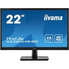 22” LCD Monitor: IIyama Prolite X2283HS-B5 - 1