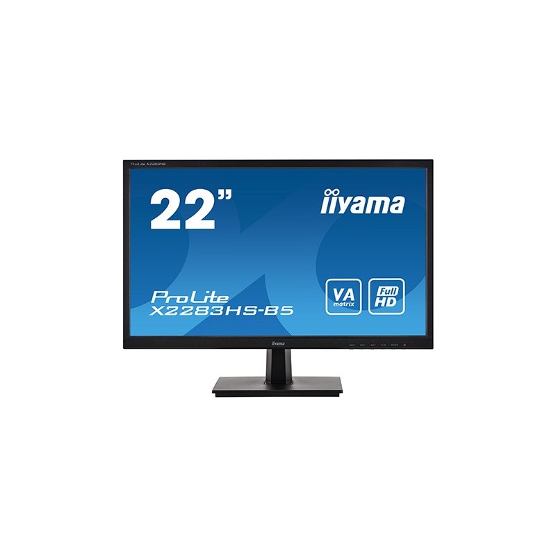 22” LCD Monitor: IIyama Prolite X2283HS-B5 - 1