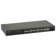 Switch cu management POE TP-LINK T1500-28PCT(TL-SL2428P) 24xFE (PoE 802.3at/af) 4xGbE 2xSFP - 1