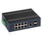 Switch POE Industrial ULTIPOWER 192SFP 802.3af/at (8xPoE FE, 2xSFP 1000M, Extended, VLAN, PoE Auto Check, Hi-PoE)