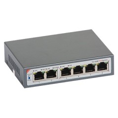 Switch PoE ULTIPOWER 0064afat (65W, 6xRJ45 incl. 4xPoE 802.3af/at) - 1