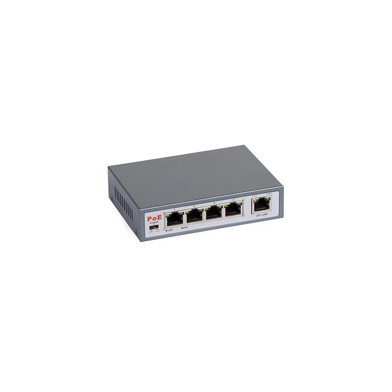 Switch PoE ULTIPOWER 0054af (5xRJ45, 4xPoE 802.3af) - 1