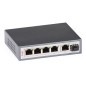 Switch PoE ULTIPOWER 0154afat 802.3af/at 5x RJ45 (4xPoE) 1xSFP