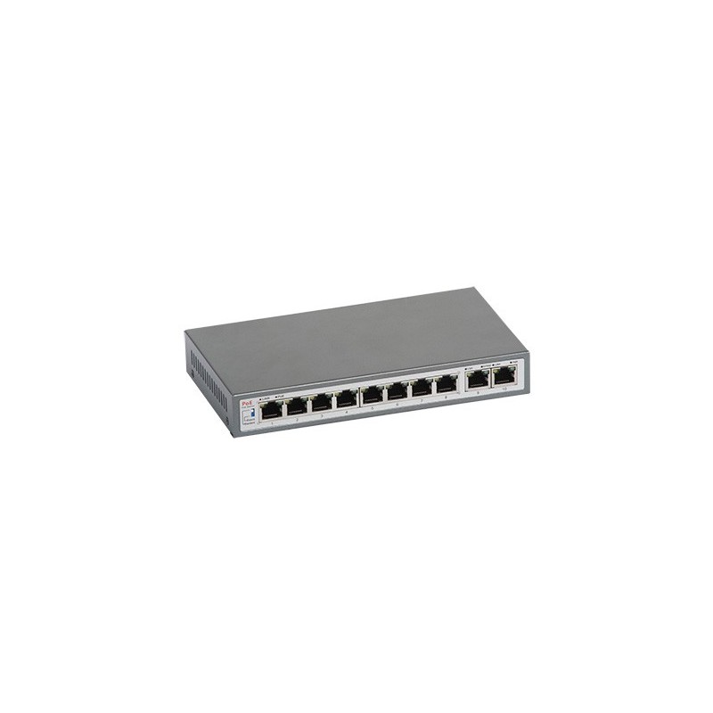 Switch PoE ULTIPOWER 00108afat 802.3af/at 110W 10x RJ45 (8xPoE) - 1