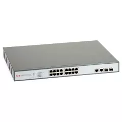 Switch PoE ULTIPOWER 2216af (16xRJ45/PoE-802.3af, 2xRJ45-GbE/2xSFP) - 1