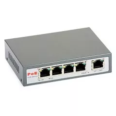 Switch PoE ULTIPOWER 0054at (5xRJ45, 4xPoE 802.3at) - 1