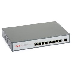 Switch PoE ULTIPOWER 0098at (9xRJ45, 8xPoE 802.3at) - 1