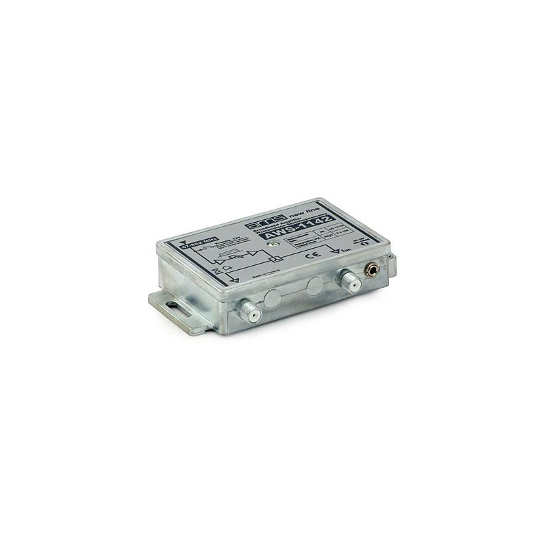 Amplificator CATV de interior AWS-1142 (2 ieşiri, 17/19 dB, 47-862MHz) - 1