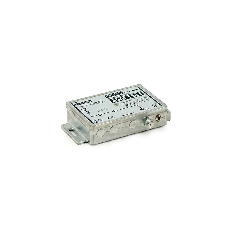 Amplificator CATV de interior: AWS-1241 (47-862MHz, 1 iesire, 28/31dB) - 1 Amplificator CATV de interior: AWS-1241 (47-862MHz, 1 iesire, 28/31dB) - 1
