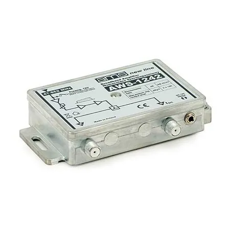 Amplificator CATV de interior AWS-1242 47-862MHz, 2 iesiri, 25/27dB AMS - 1