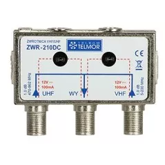 Sumator/spliter de antenă FM-VHF/UHF: Telmor ZWR-210DC - 1