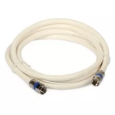 Cablu antenă mufat (mufe F compresie, 1.5m) - 1