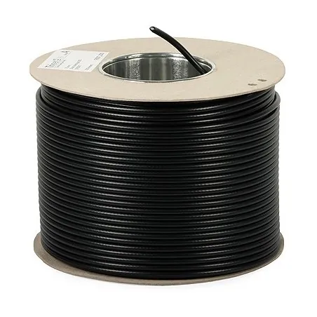 Cablu coaxial satelit TRISET-113 PE (de exterior, cu gel, Fca 1,13/4,8/6,8, 100 dB, 75 ohmi, clasă A) 200m Triset - 1