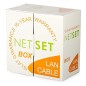 Cablu U/UTP Cat5e 24AWG NETSET BOX de interior cupru integral [305m]