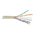 Cablu U/UTP Cat.6 NETSET 4x2xAWG23 cupru integral 250MHz PVC gri Eca 1m  NETSET - 1