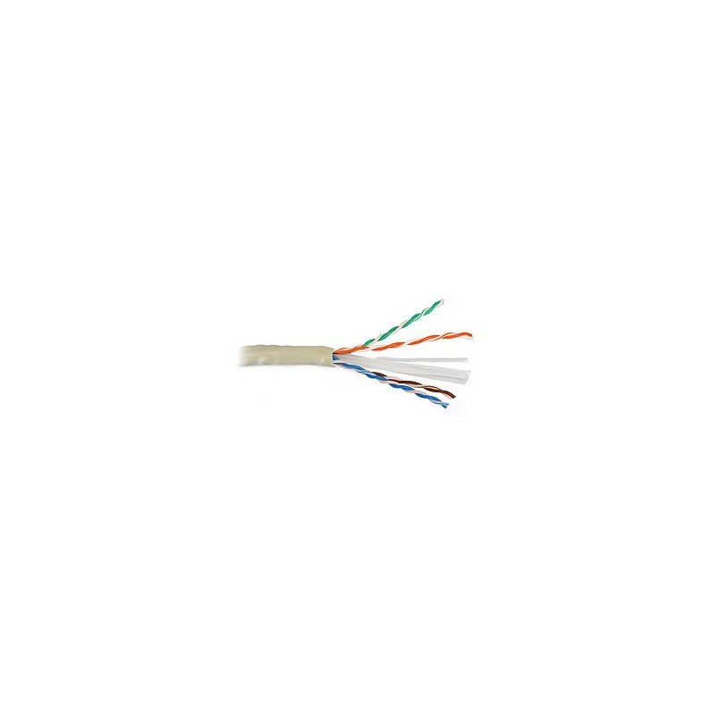 Cablu U/UTP Cat.6 NETSET 4x2xAWG24 cupru integral 250MHz PVC gri Eca 1m  - 1
