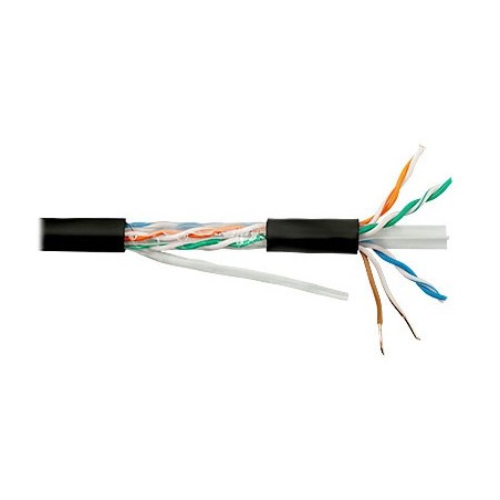 Rolă cablu U/UTP Cat.6 NETSET 4x2xAWG24 cupru integral 250MHz, negru de exterior 305m NETSET - 1 Rolă cablu U/UTP Cat.6 NETSET 4x2xAWG24 cupru integral 250MHz, negru de exterior 305m NETSET - 1