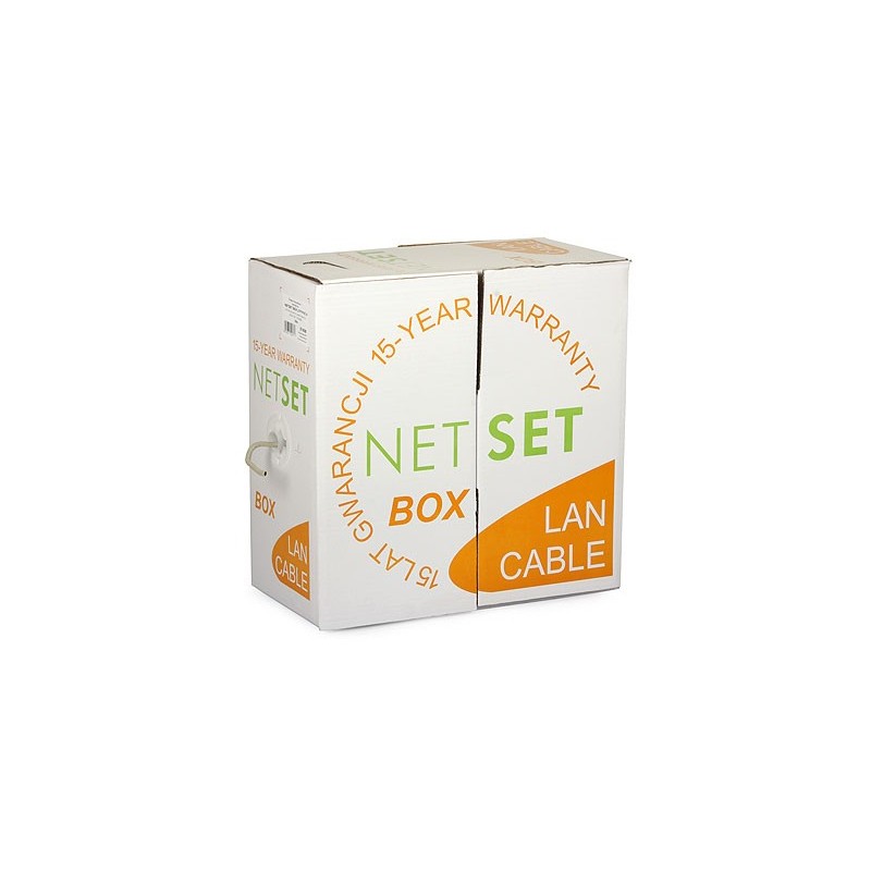 Cablu UTP cat6: NETSET BOX U/UTP CAT 6 [305m] (interior, Dca-s2,d2,a1) - 1