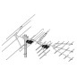 Antenă DVB-T/T2 profi VHF și UHF (H/V): DIPOL 28/5-12/21-48 (cu amplificator LNA-101)